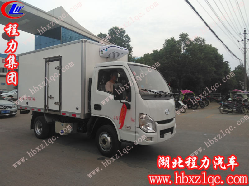 2019/09/04 湖南劉總在湖北程力集團訂購一臺國六躍進冷藏車，單號12654
