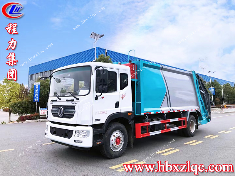 創(chuàng)建文明城市，健康你我他，東風D9壓縮垃圾車是你的不二首選