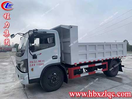 程力東風(fēng)福瑞卡自卸車，造就的是半個(gè)工程的輝煌