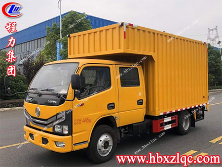 程力牌東風(fēng)多利卡市政檢修車(chē)，配置液壓排水系統(tǒng)，一車(chē)多用